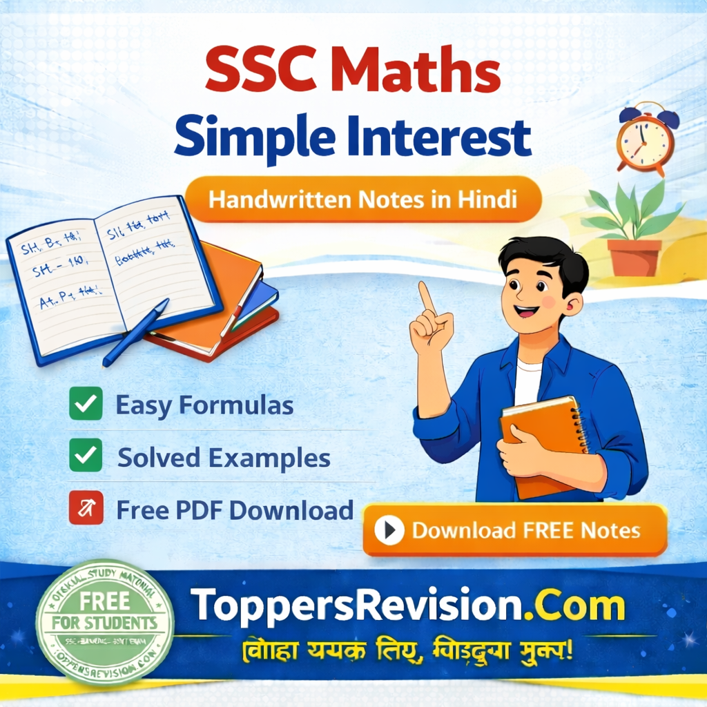 ssc simple interest handwritten notes hindi